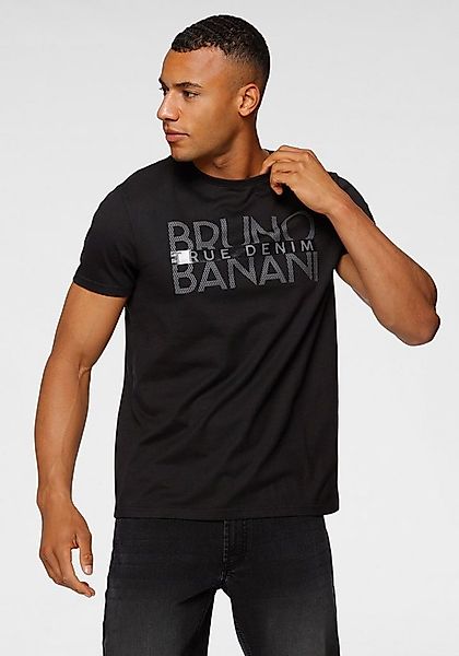 Bruno Banani T-Shirt kurzärmelig, schmal geschnitten, bedruckt, aus Baumwol günstig online kaufen