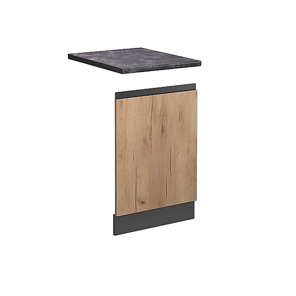 Vicco Frontblende R-Line Goldkraft Eiche/Anthrazit 45 cm AP Anthrazit mit A günstig online kaufen