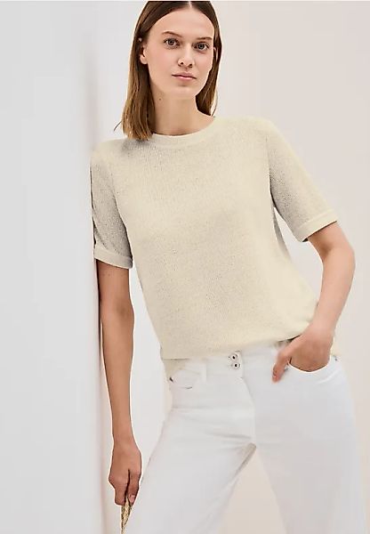 Strick-Look Glitzer T-Shirt günstig online kaufen