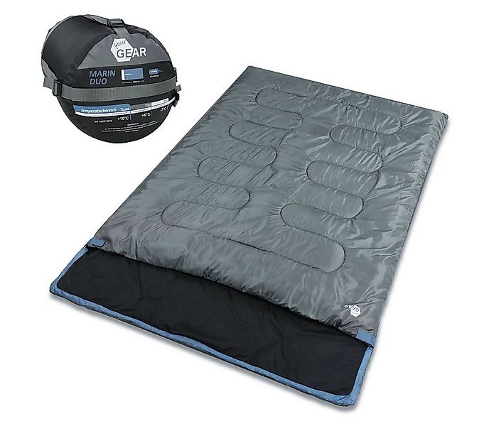 yourGEAR Doppeldeckenschlafsack your GEAR 2 Mann Schlafsack Marin -7°C Deck günstig online kaufen