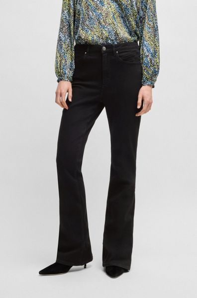 BOSS ORANGE Schlagjeans "Rosa High Rise Bootcut Premium Damenmode" BOSS ORA günstig online kaufen