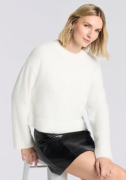 HUGO Blue Strickpullover Sfurryna Oversize, Crew günstig online kaufen