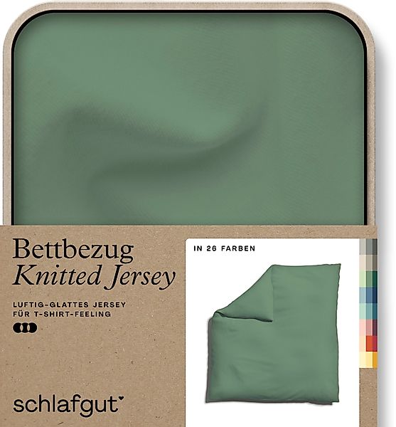 Schlafgut Bettbezug Knitted Jersey uni, aus günstig online kaufen