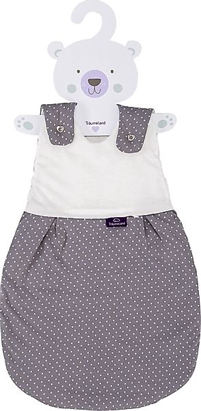 Träumeland Babyschlafsack Außenschlafsack Pünktchen grau (1 günstig online kaufen