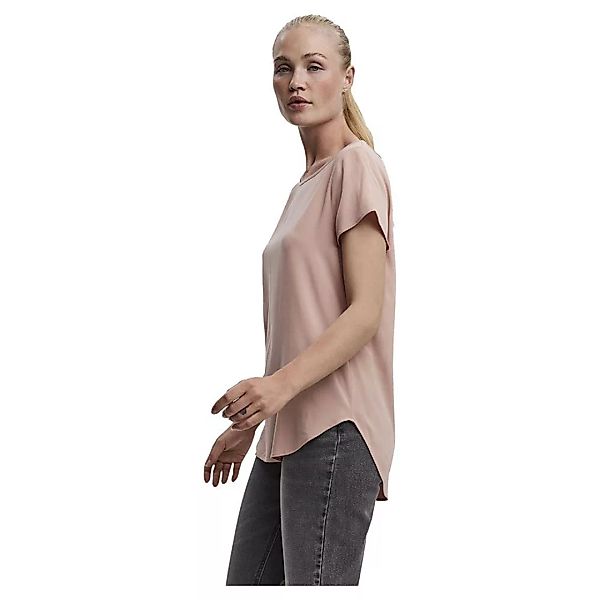 Vero Moda Becca Plain Kurzärmeliges T-shirt L Misty Rose günstig online kaufen