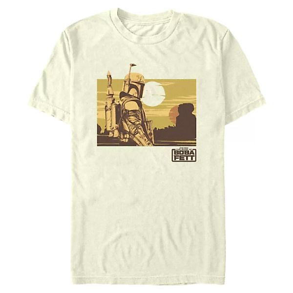 Star Wars - Book of Boba Fett - Boba Fett Boba Landscape - Männer T-Shirt günstig online kaufen