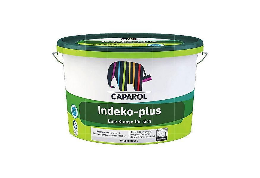 Caparol Wandfarbe Capagreen Indeko-Plus - 2.5 Ltr (Weiss) günstig online kaufen