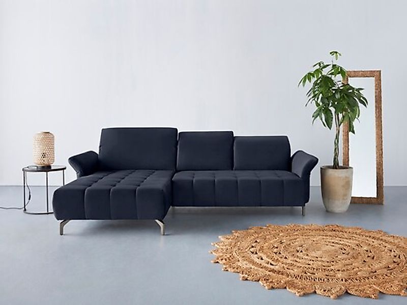 Home affaire Ecksofa »Fresh L-Form« Federkern, wahlweise Kopfteilverstellun günstig online kaufen