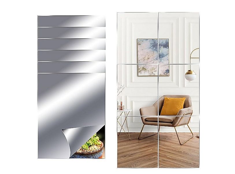 SinLaw 3D-Wandtattoo Selbstklebender Wandspiegel, weiche und klare Acrylspi günstig online kaufen