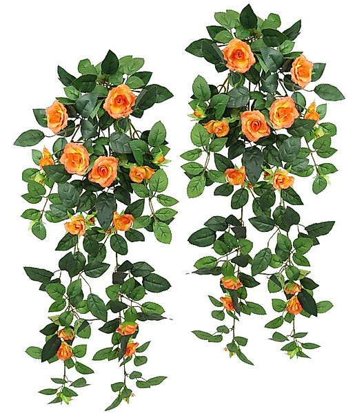 Kunstblume Künstlicher Rosenhänger, I.GE.A., Höhe 74 cm, Rosenranke Rosenbo günstig online kaufen