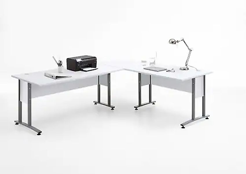FMD Eckschreibtisch »Calvi«, frei stellbar, XL-Arbeitsplatz, in 3 Größen - günstig online kaufen