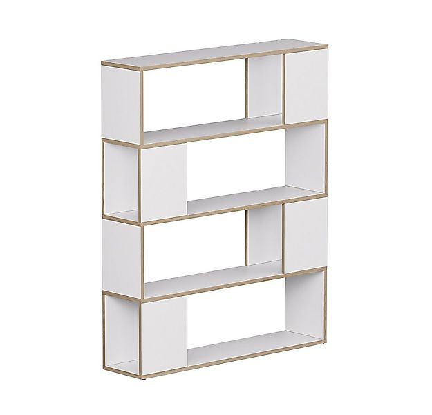 Vicco Raumteiler Eneos, Weiß/Eiche, 100 x 124.5 cm günstig online kaufen