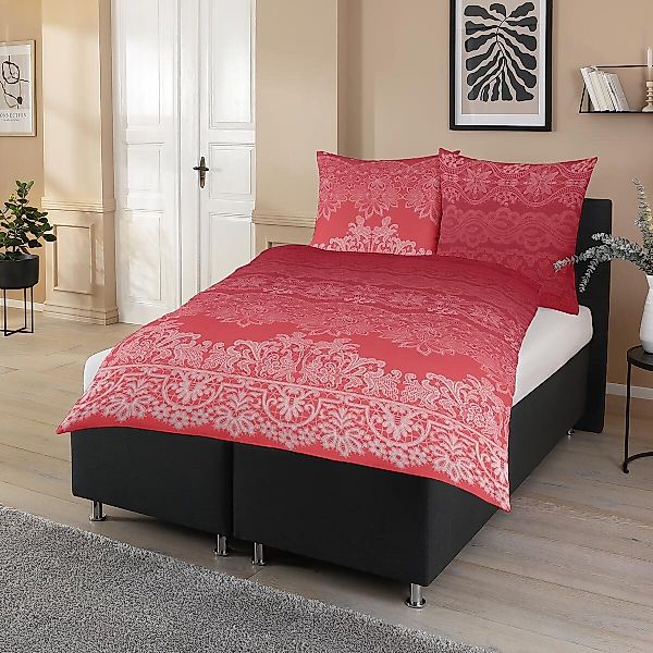 TRAUMSCHLAF Bettwäsche Demir, Biber, 2 teilig, günstig online kaufen