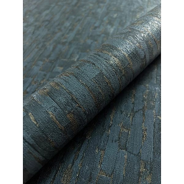 Newroom Vliestapete Kostja Dark Blue Linien Modern FSC® günstig online kaufen