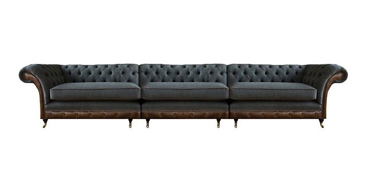 Xlmoebel Chesterfield-Sofa Neue Designer Textil-Couch für das Wohnzimmer in günstig online kaufen