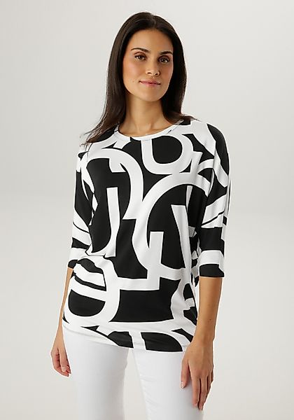 Aniston SELECTED 3/4-Arm-Shirt mit Grafikdruck und günstig online kaufen