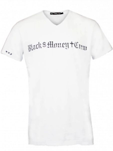 Black Money Crew Herren Shirt Trouble (M) (wei) günstig online kaufen