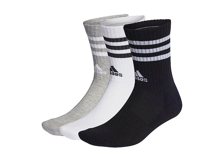adidas Sportswear Funktionssocken 3-STREIFEN CUSHIONED CREW SOCKEN, 3 PAAR günstig online kaufen