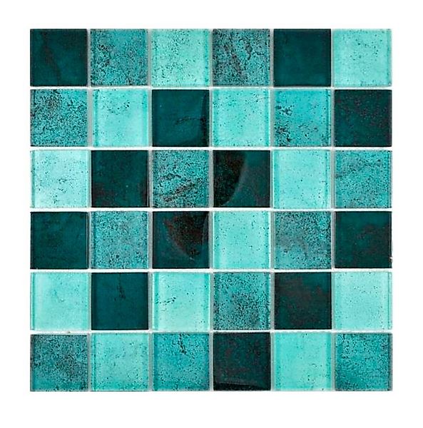 Mosani Mosaikfliesen Glasmosaik Mosaikfliesen grün türkis petrol Wand günstig online kaufen