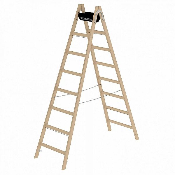 MUNK Holz Stehleiter 2x8 Sprossen günstig online kaufen