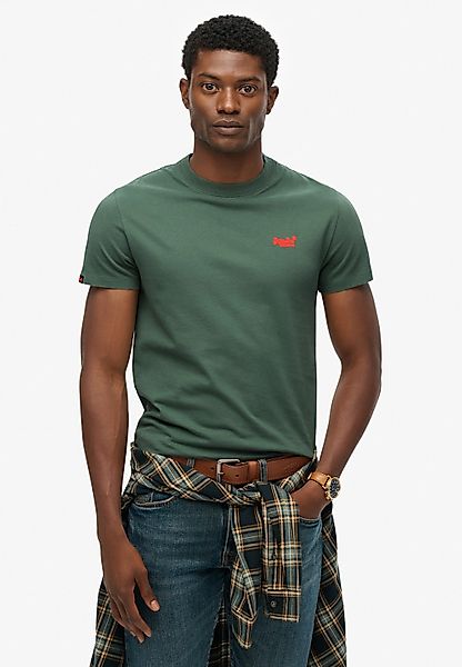 Superdry Rundhalsshirt "ESSENTIAL LOGO EMB TEE" günstig online kaufen