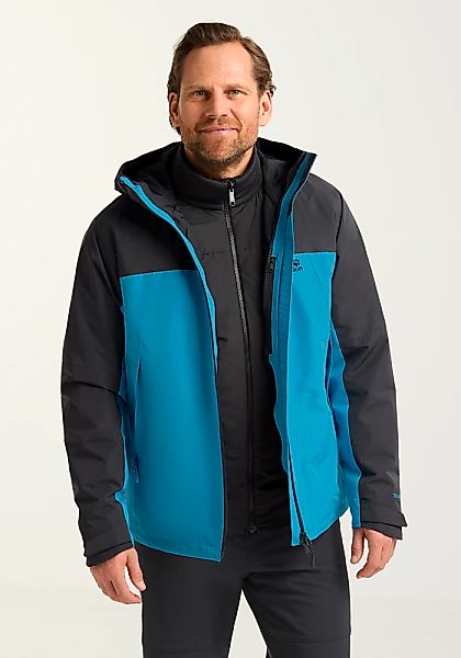 Jack Wolfskin Funktionsjacke Übergangs-Wanderjacke Wild Places 3in1 (wasser günstig online kaufen