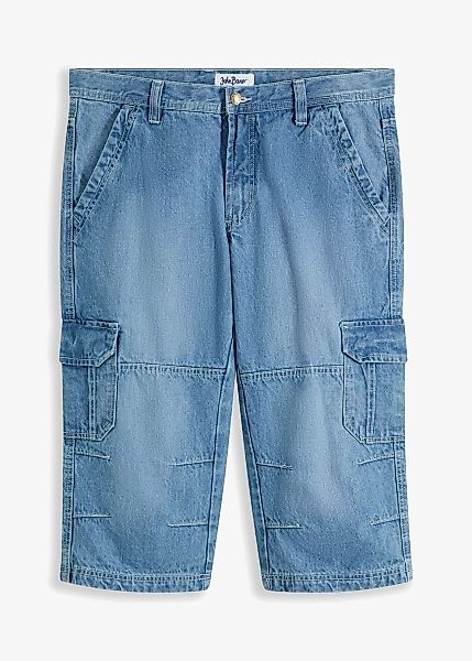 Regular Fit 3/4 Jeans, Straight günstig online kaufen
