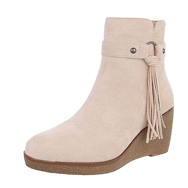 Ital-Design Damen Freizeit Keilstiefelette (87108718) Keilabsatz/Wedge günstig online kaufen