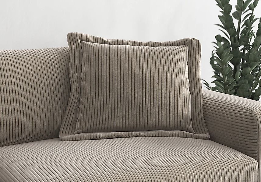 TRENDMANUFAKTUR Sofakissen "Bourbon", modernes Flatkissen 70x70 cm, in tren günstig online kaufen
