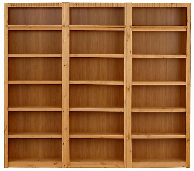 OTTO home Bücherwand "Bergen" aus schönem massivem Kiefernholz, 3 tlg. günstig online kaufen