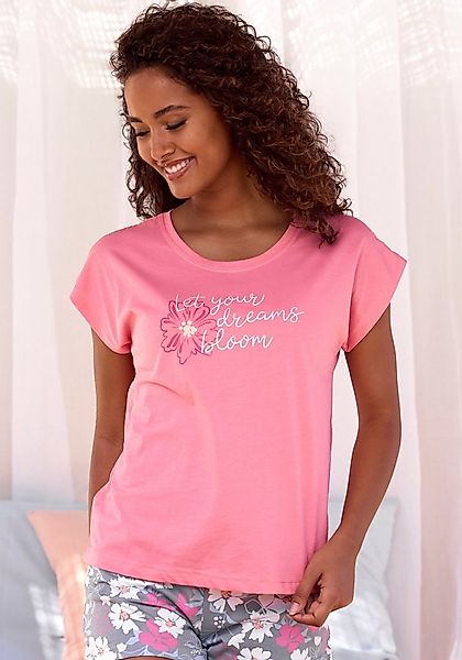 Vivance Dreams Pyjamaoberteil 1-teilig, mit schönem Frontprint günstig online kaufen