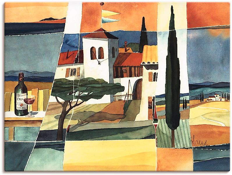 Artland Wandbild "Italien" Europa 1 Stk. tlg. als Leinwandbild, Poster, Wan günstig online kaufen