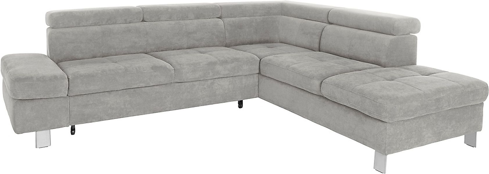 exxpo - sofa fashion Ecksofa »Fiji, L-Form«, mit Kopf- bzw. Rückenverstellu günstig online kaufen