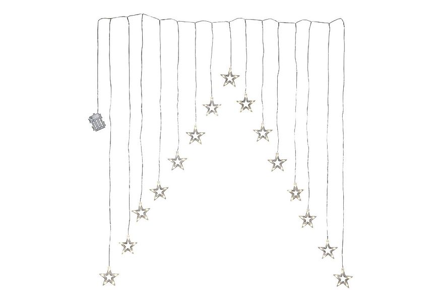 EGLO Lichterkette Decystar, Lichtervorhang Wohnzimmer Schlafzimmer, 125 cm, günstig online kaufen