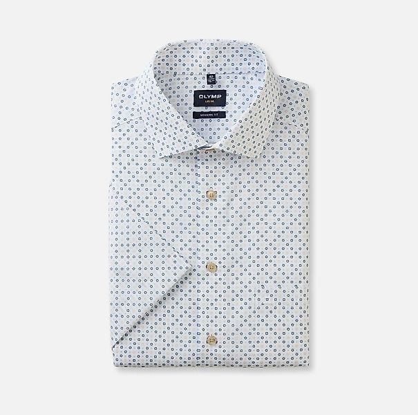 OLYMP Kurzarmhemd "Luxor modern fit", mit mehrfarbigen Druck günstig online kaufen