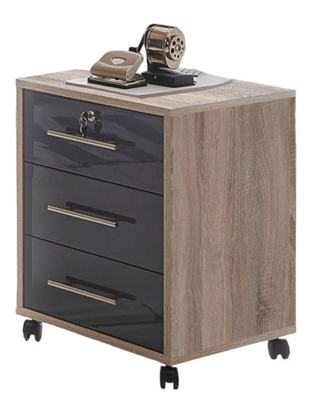 BMG Möbel Rollcontainer Tabor, Lackierte Hochglanzfronten/ günstig online kaufen