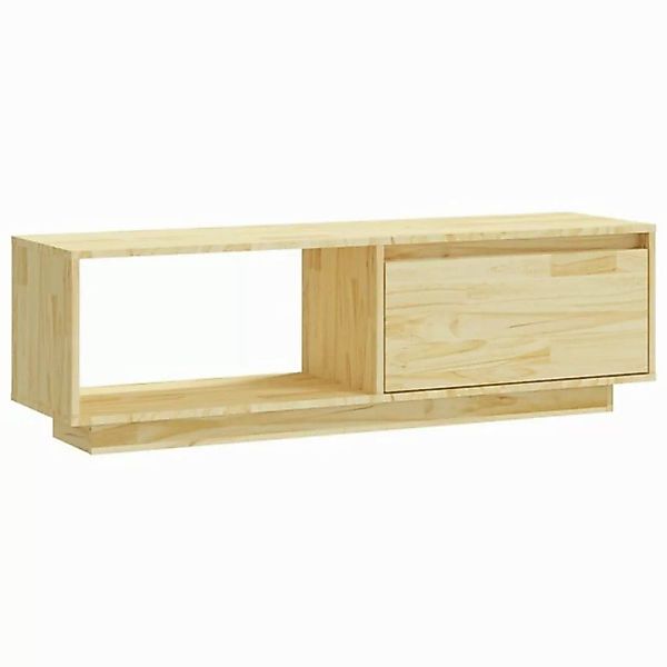 furnicato TV-Schrank 110x30x33,5 cm Massivholz Kiefer (1-St) günstig online kaufen