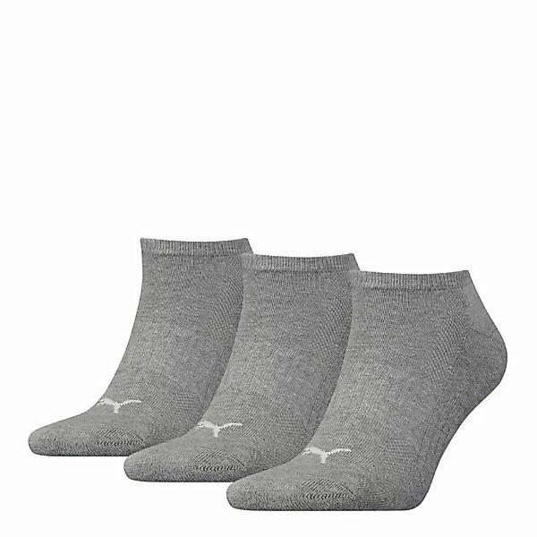PUMA Unisex Sneaker-Socken, 3er Pack - Cushioned, Frottee-Sohle, Logo, einf günstig online kaufen
