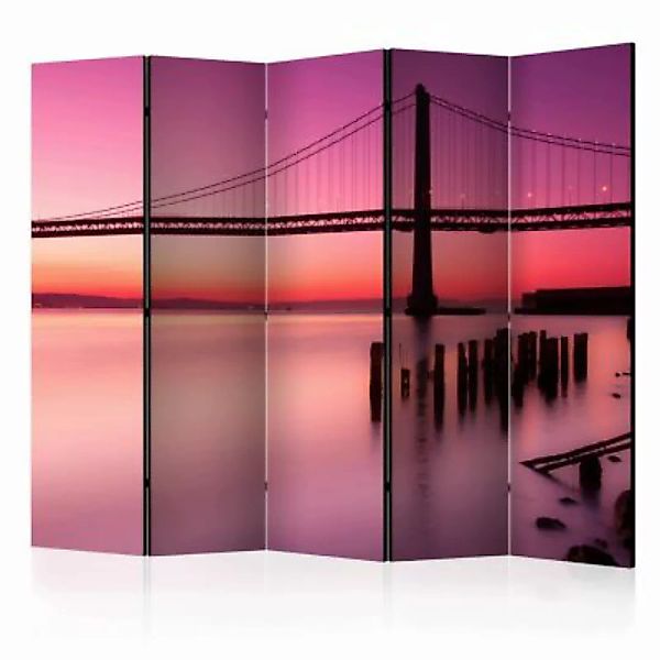 artgeist Paravent Purple Evening II [Room Dividers] mehrfarbig Gr. 225 x 17 günstig online kaufen
