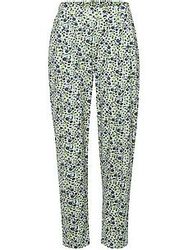 Knöchellange Bundfalten-Hose Karla Green Cotton weiss günstig online kaufen