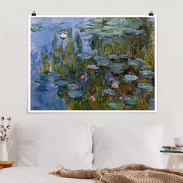 Poster Kunstdruck - Querformat Claude Monet - Seerosen (Nympheas) günstig online kaufen