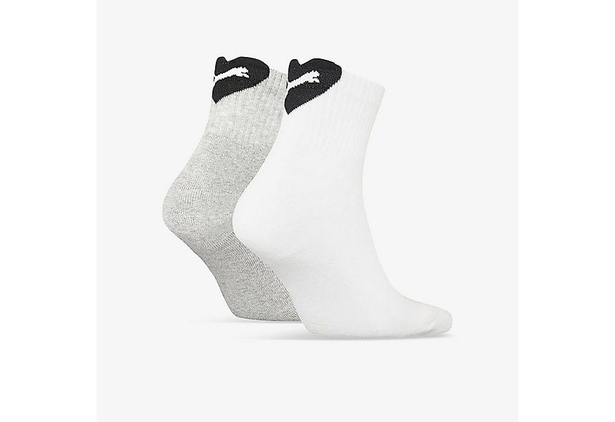 PUMA Sportsocken PUMA WOMEN HEART LOGO SHORT CREW, 3 GREY MELANGE günstig online kaufen