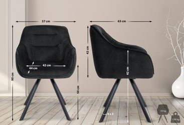 CLP Esszimmerstuhl Russel, Samt oder Antik günstig online kaufen