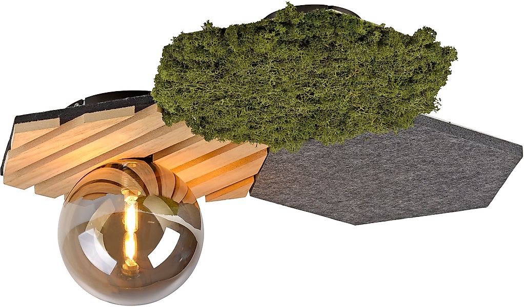 JUST LIGHT Wandleuchte GREEN HEX, Ein-/Ausschalter, günstig online kaufen