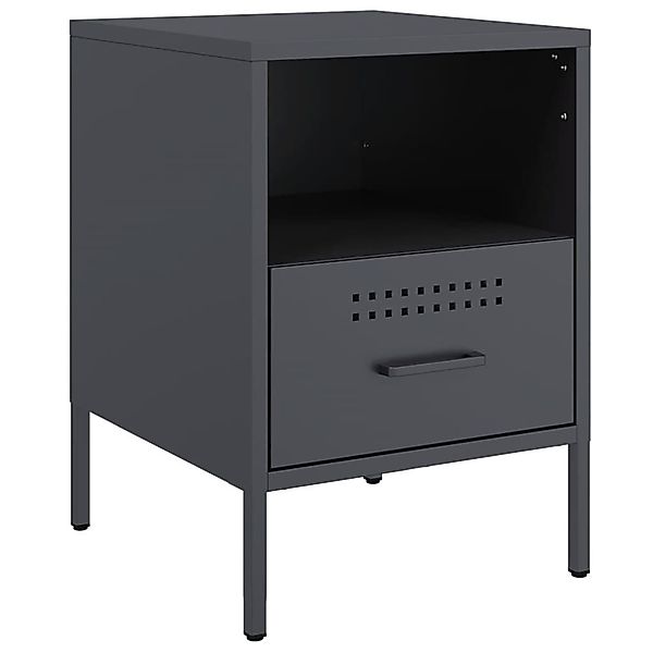 vidaXL Nachttisch Nachttisch Anthrazit 36x39x50,5 cm günstig online kaufen