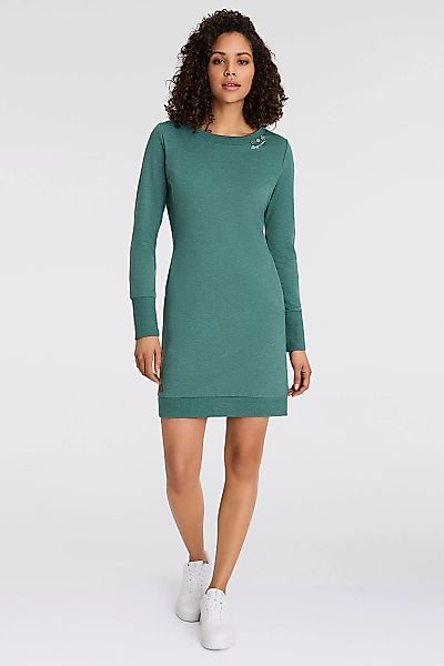 Ragwear Sweatkleid "MENITA O", mit veganer 3 Knopf-Applikation günstig online kaufen