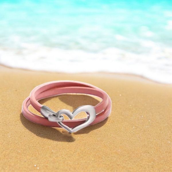 KARMA Wickelarmband Damen Herz PU Leder günstig online kaufen