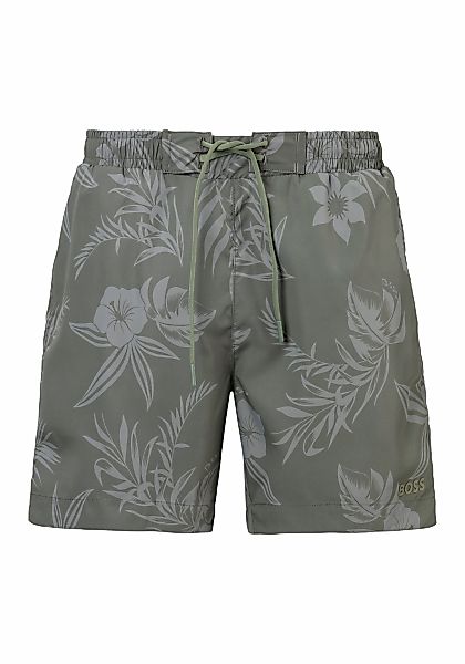 BOSS Badeshorts "Reev", mit Ton in Ton Karibikprint günstig online kaufen