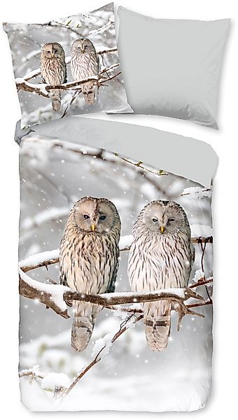 good morning Wendebettwäsche »Febe«, Biber, 135x200, Warm, Weich, Wendeopti günstig online kaufen