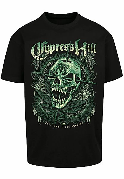 MisterTee T-Shirt "MisterTee Herren Cypress Hill Skull Face Oversize Tee", günstig online kaufen